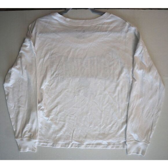 NFL Team Apparel 047-21-7785 Women’s Sz Large White Patriots Long Sleeve T-Shirt - Picture 7 of 7